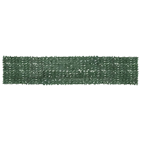 Vidaxl balkonscherm met donkergroene bladeren 500x100 cm