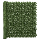 Vidaxl Balcony screen with dark green leaves 400x150 cm