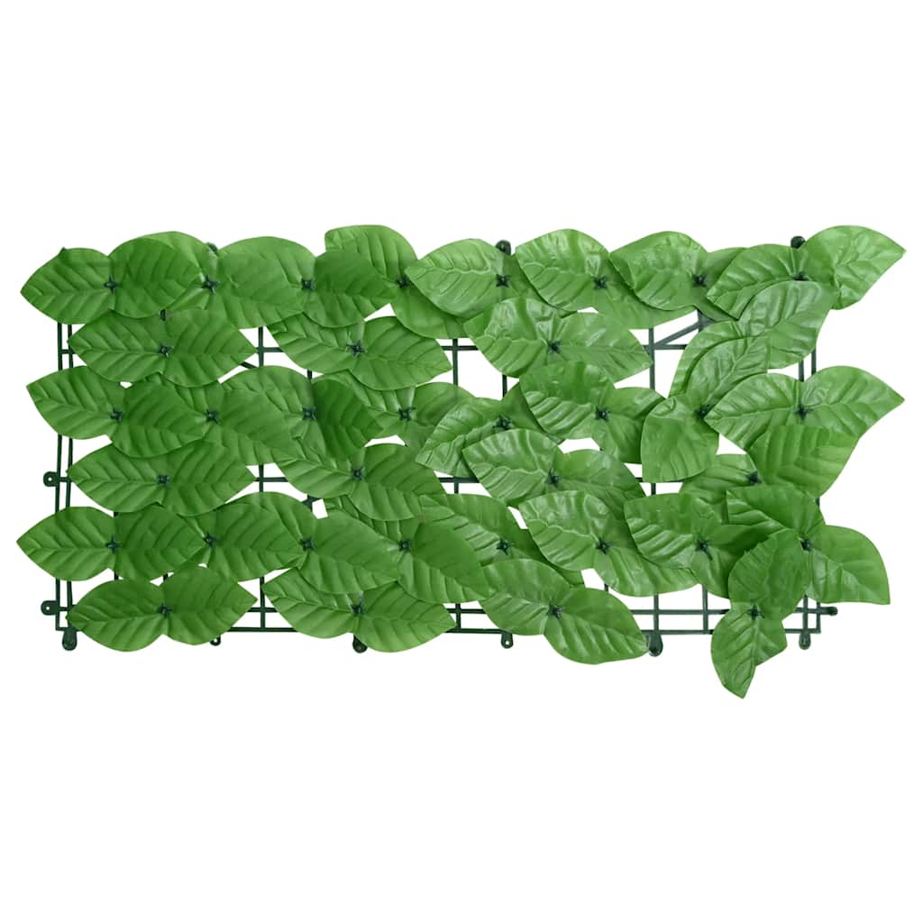 Vidaxl balkonscherm met groene bladeren 300x75 cm