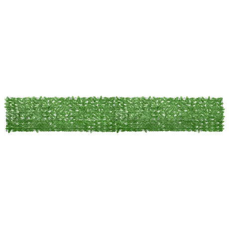 Vidaxl balkonscherm met groene bladeren 500x75 cm