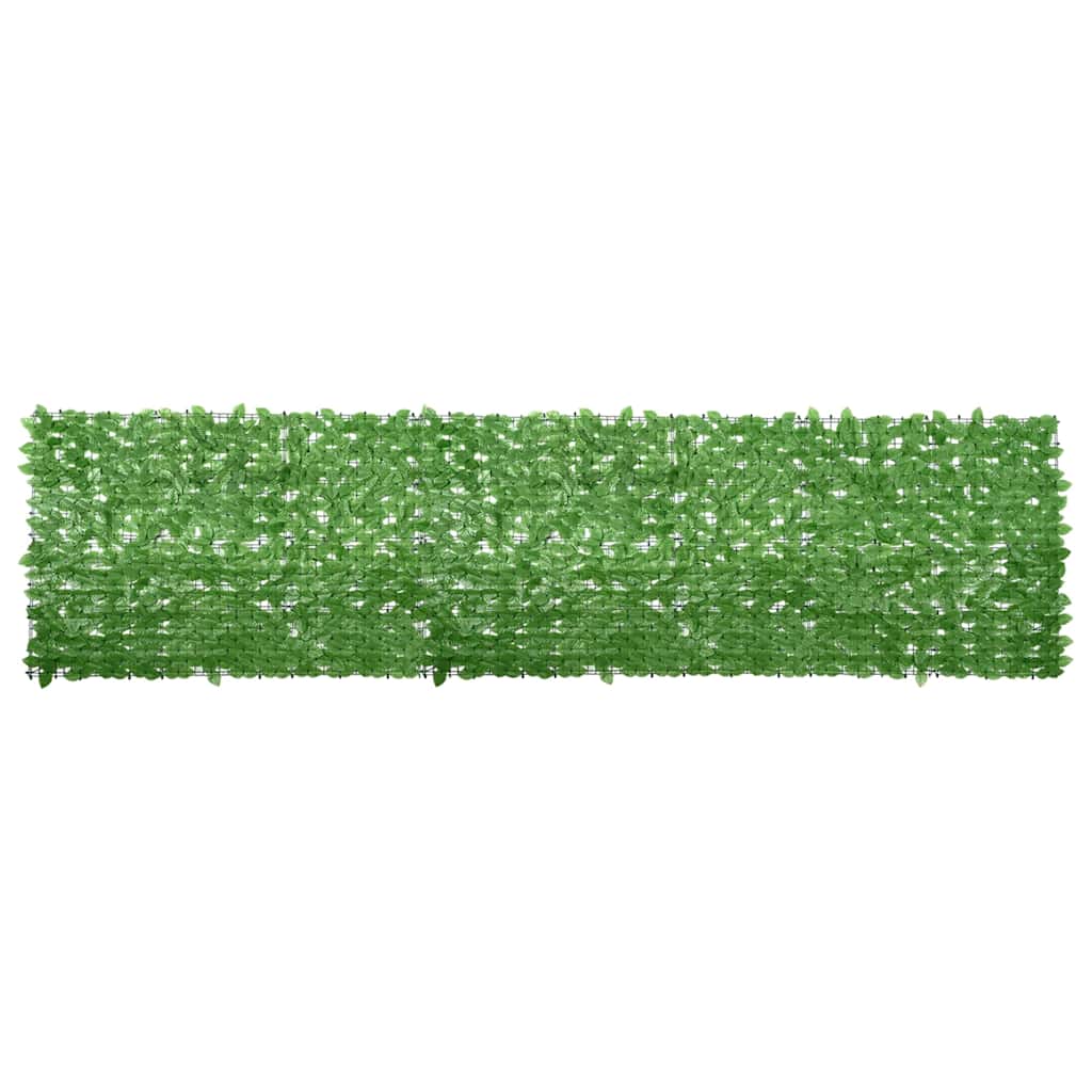 Vidaxl balkonscherm met groene bladeren 400x100 cm