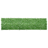 Vidaxl balkonscherm met groene bladeren 400x100 cm