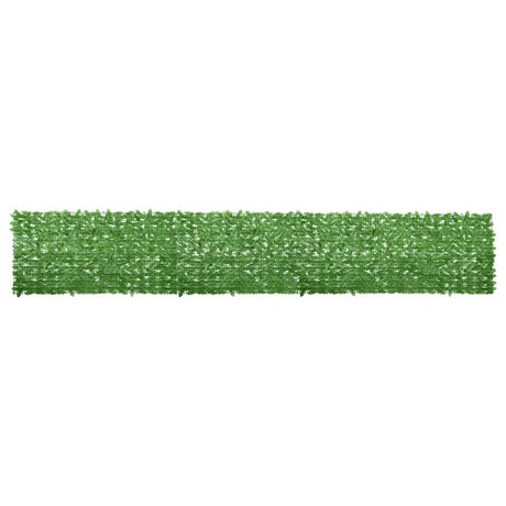 Vidaxl balkonscherm met groene bladeren 600x100 cm