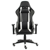 Vidaxl gamestoel draaibaar pvc wit