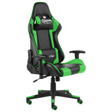 Vidaxl gamestoel draaibaar pvc groen