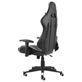 Vidaxl gamestoel draaibaar pvc wit