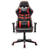 Vidaxl gamestoel kunstleer zwart en rood