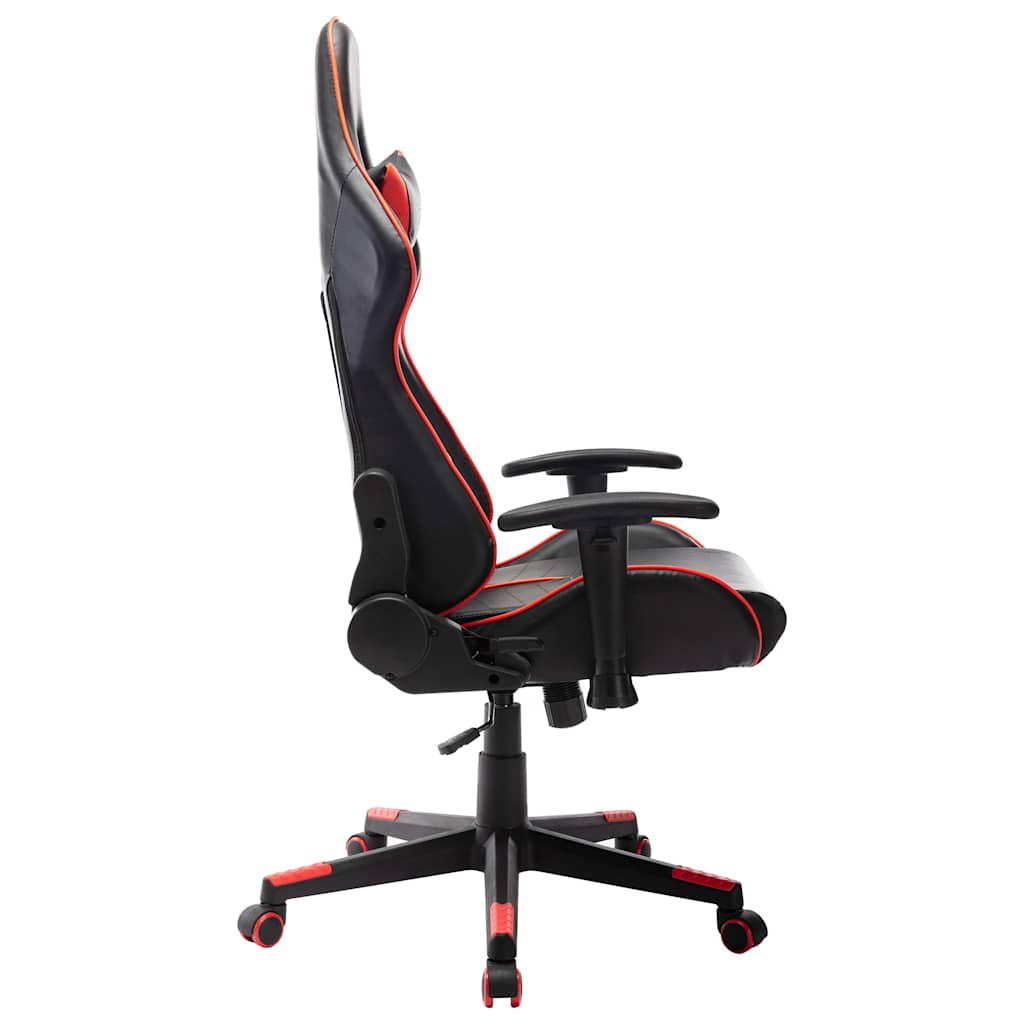Vidaxl gamestoel kunstleer zwart en rood