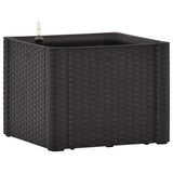 Vidaxl Planter High med självarbetslöst system 43x43x33cm Anthracite