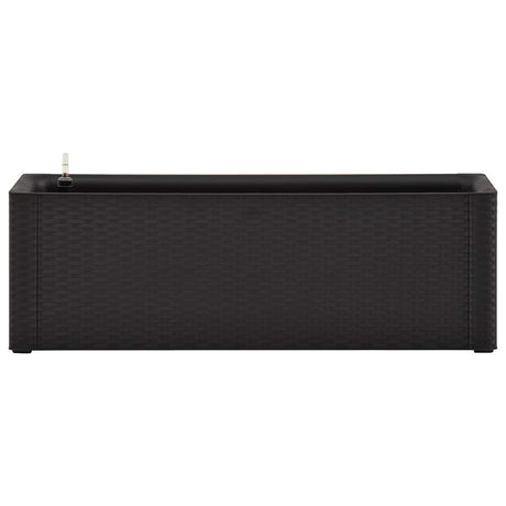 Vidaxl plantenbak hoog zelfbewateringssysteem 100x43x33 cm antraciet