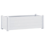 Casella di pianificazione Vidaxl raccolto 100x43x35 cm pp bianco