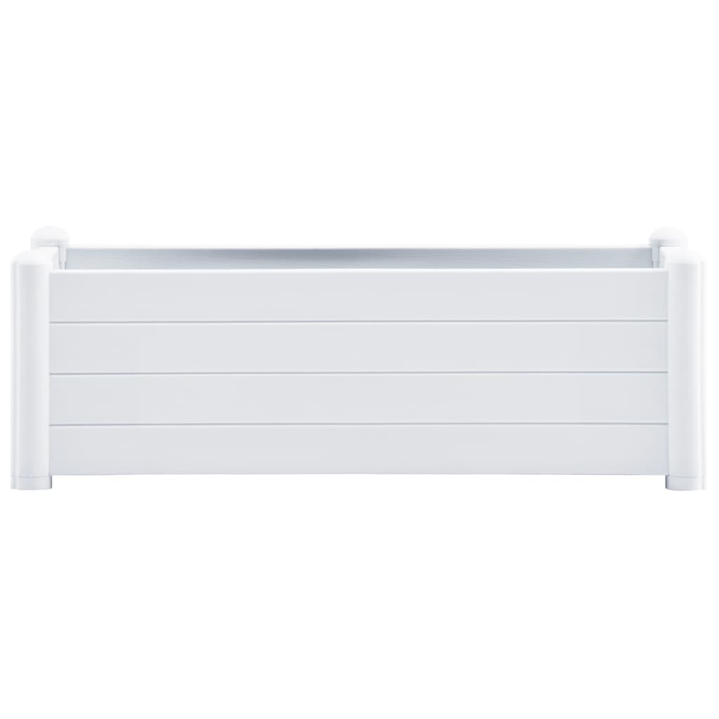 Casella di pianificazione Vidaxl raccolto 100x43x35 cm pp bianco