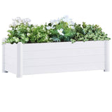 Casella di pianificazione Vidaxl raccolto 100x43x35 cm pp bianco