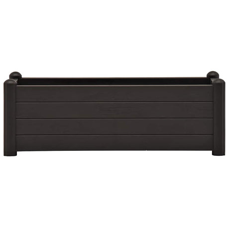 Vidaxl plantenbak verhoogd 100x43x35 cm pp antraciet