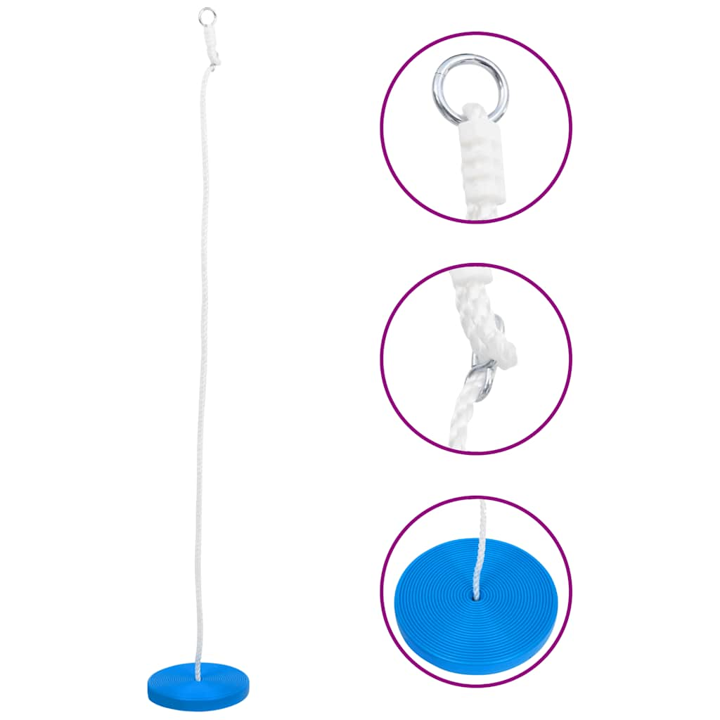 Vidaxl plato swing 180 cm azul