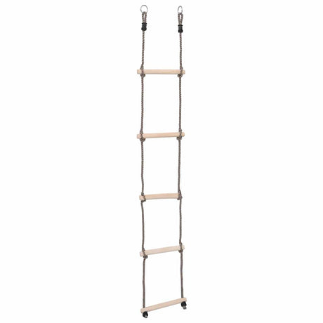 Vidaxl ladder met 5 sporten 210 cm massief grenenhout