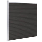 Vidaxl fence panel 175x186 cm HKC Black