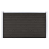 Vidaxl schuttingpaneel 180x105 cm hkc zwart