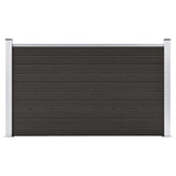 Vidaxl Fence Panel 180x105 cm HKC Black