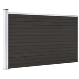 Vidaxl schuttingpaneel 175x105 cm hkc zwart