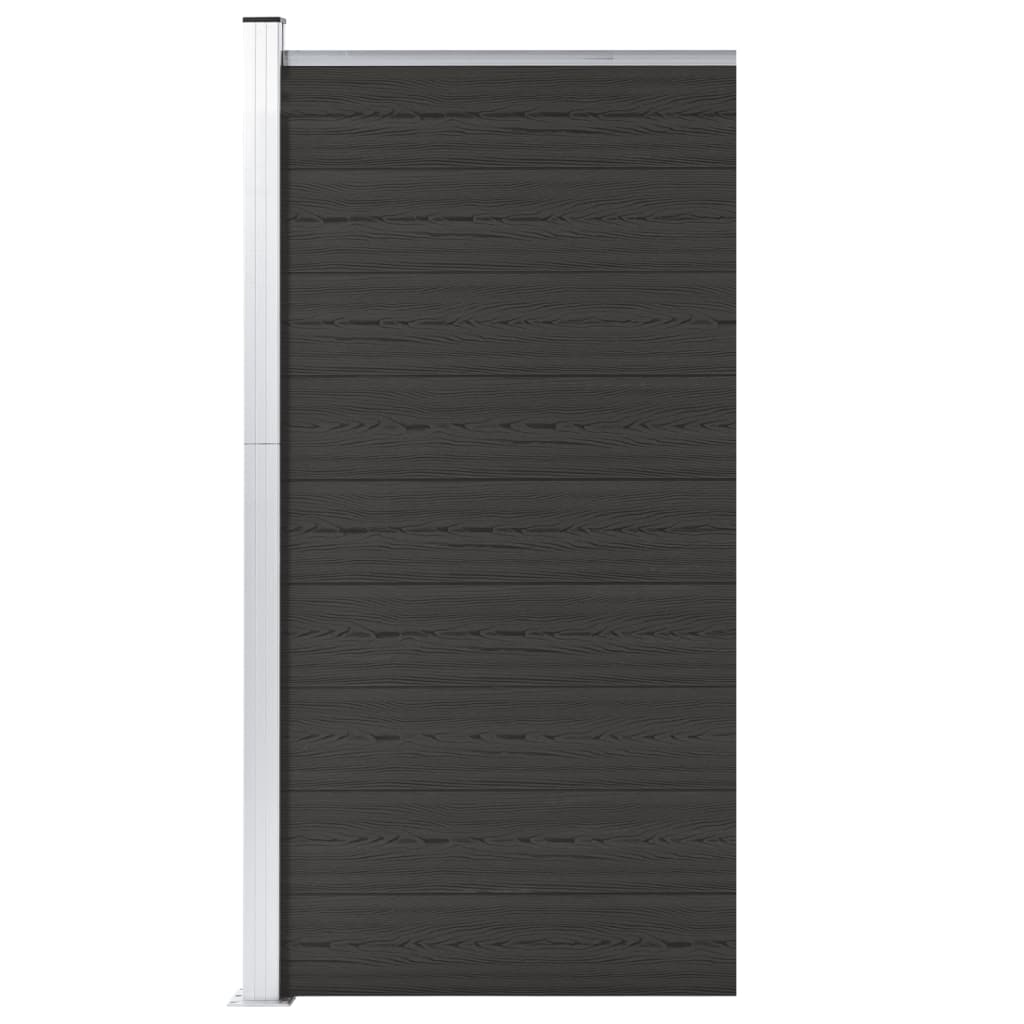 Vidaxl -Zauntafel 95x186 cm HKC Schwarz