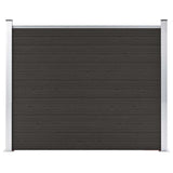 Vidaxl schuttingpaneel 180x146 cm hkc zwart