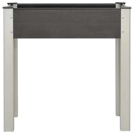 Vidaxl plantenbak verhoogd 75x40x75 cm hkc grijs