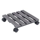 Vidaxl Plant Trolleys 2 PCS 30x30x7,5 cm HKC Gray