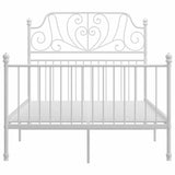 Vidaxl bedframe metaal wit 120x200 cm