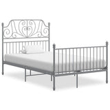 Vidaxl bedframe metaal grijs 120x200 cm