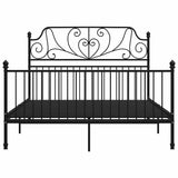 Vidaxl bedframe metaal zwart 140x200 cm