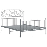 Vidaxl bedframe metaal grijs 160x200 cm