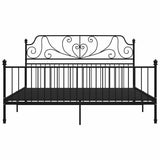Vidaxl bedframe metaal zwart 180x200 cm