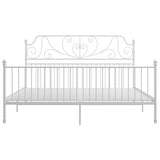 Vidaxl bedframe metaal wit 200x200 cm
