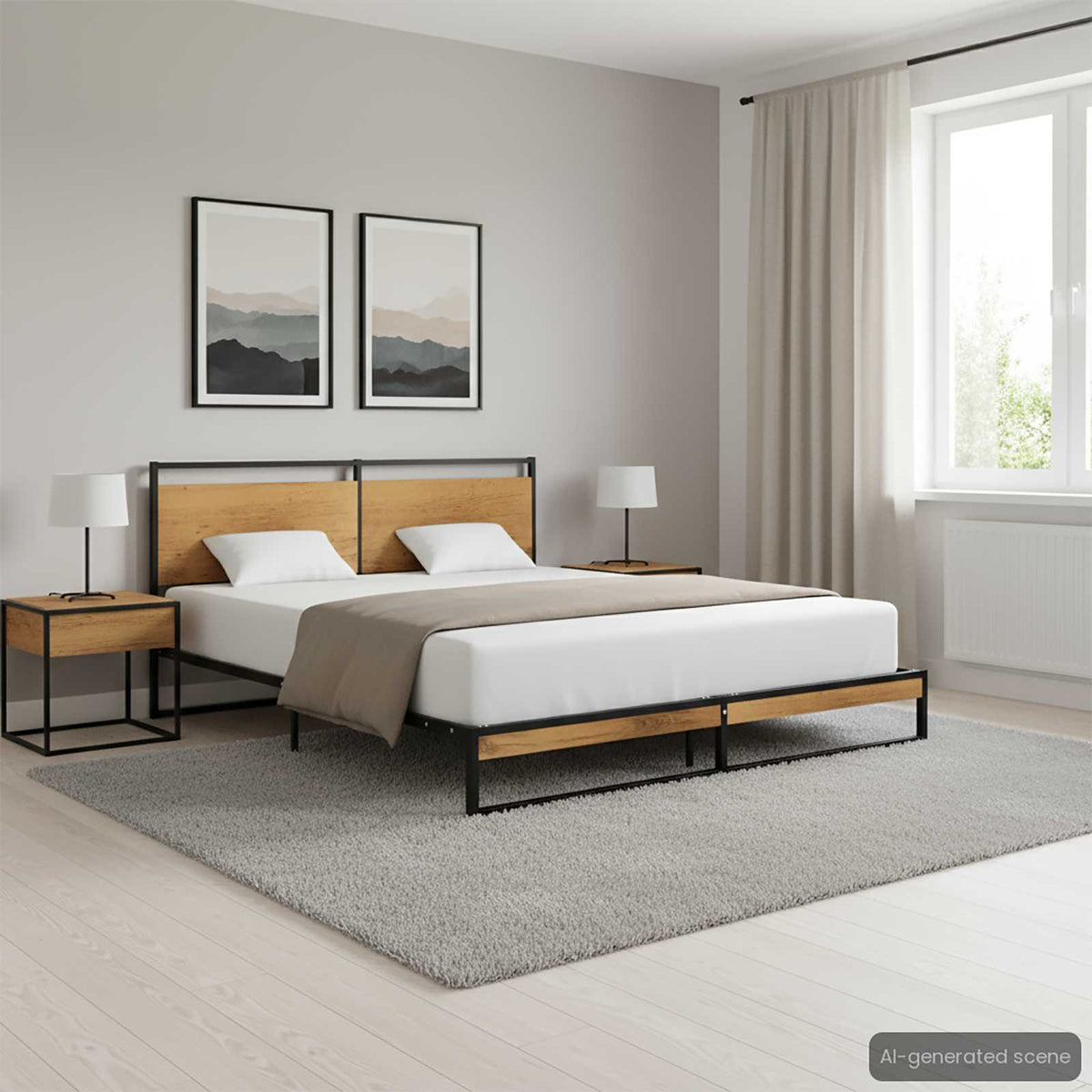 Vidaxl bedframe metaal 160x200 cm
