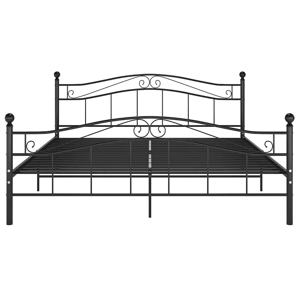 Vidaxl bedframe metaal zwart 180x200 cm