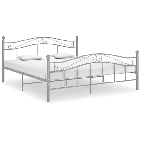 Vidaxl bedframe metaal grijs 180x200 cm