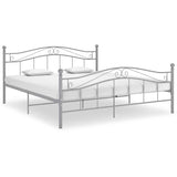 Vidaxl bedframe metaal grijs 200x200 cm
