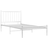 Vidaxl bedframe metaal wit 100x200 cm