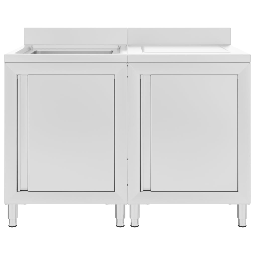 Vidaxl Washbasin Cabinet kommerziell 120x6096 cm Edelstol