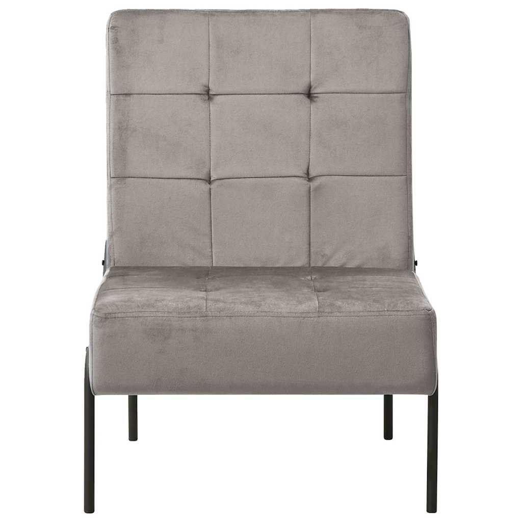 Vidaxl relaxstoel 65x79x87 cm fluweel lichtgrijs