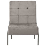 Vidaxl relaxstoel 65x79x87 cm fluweel lichtgrijs