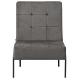 Vidaxl relaxstoel 65x79x87 cm fluweel donkergrijs