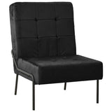 Vidaxl relaxstoel 65x79x87 cm fluweel zwart