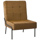 Vidaxl relaxstoel 65x79x87 cm fluweel bruin