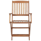 Vidaxl tuinstoelen 2 st inklapbaar massief acaciahout