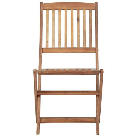 Vidaxl klapstoelen 4 stuks van massief acaciahout
