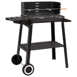 VIDAXL BARBECUE DI CAMPOLE CON Ruota Black