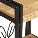 Vidaxl boekenkast met 3 schappen 60x30x80 cm massief mangohout