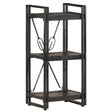 Vidaxl boekenkast met 3 schappen 40x30x80 cm massief mangohout